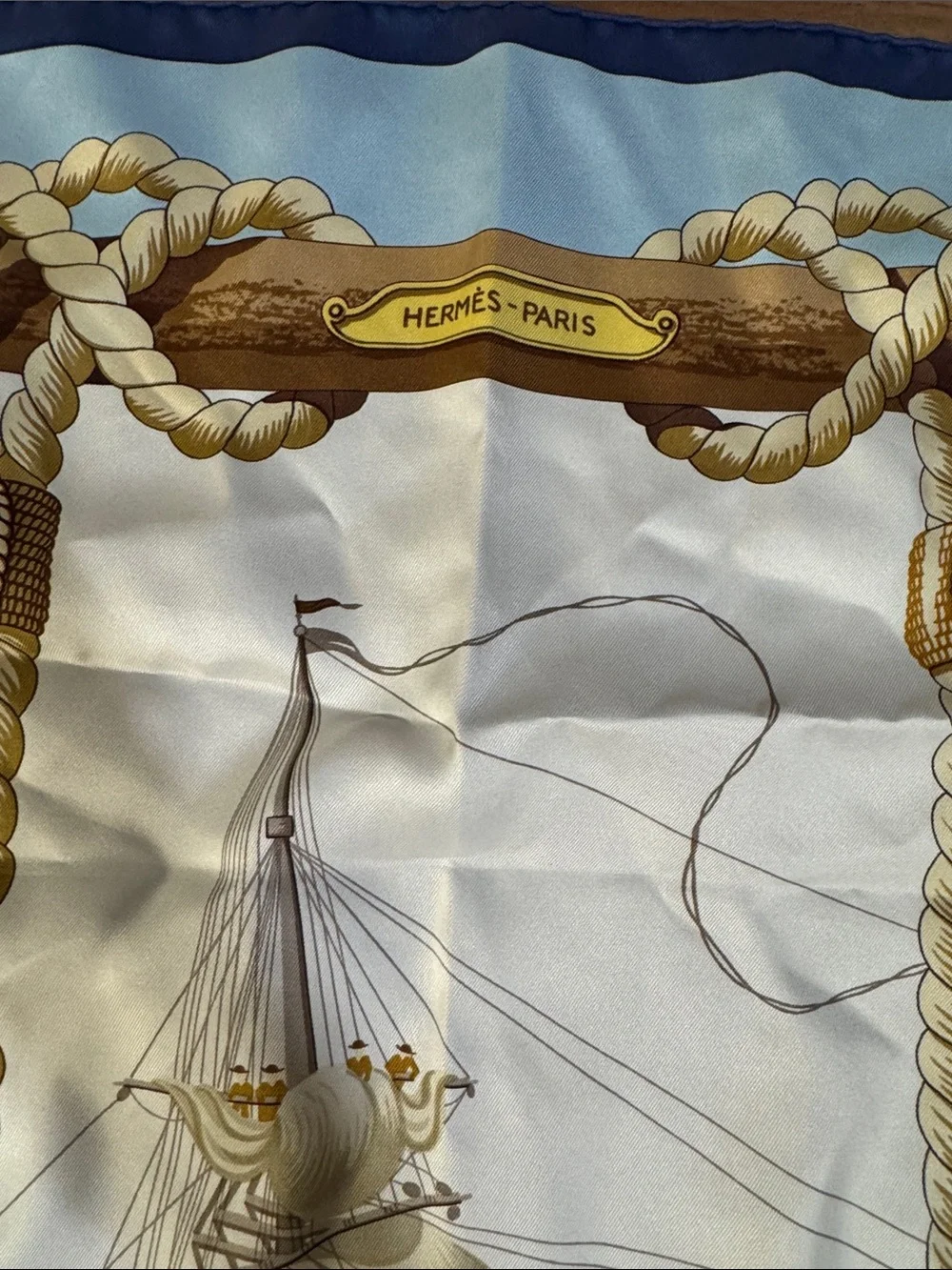 Hermes Paris silk scarf
